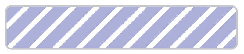 Medical Labels - UniFlag30 Striped, 1" x 3/16"