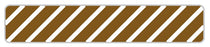 Medical Labels - UniFlag30 Striped, 1" x 3/16"