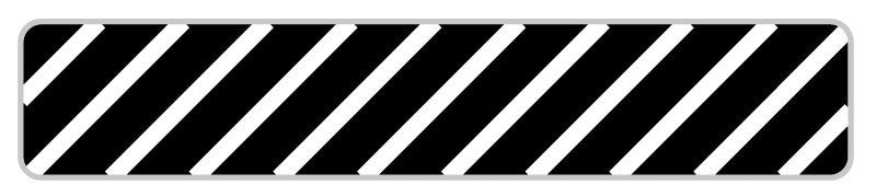 Medical Labels - UniFlag30 Striped, 1" x 3/16"