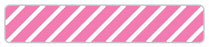 Medical Labels - UniFlag30 Striped, 1" x 3/16"