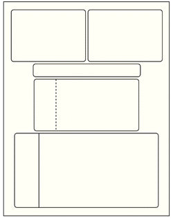 Medical Labels - Betacam Set Laser Label, 8-1/2" x 11"