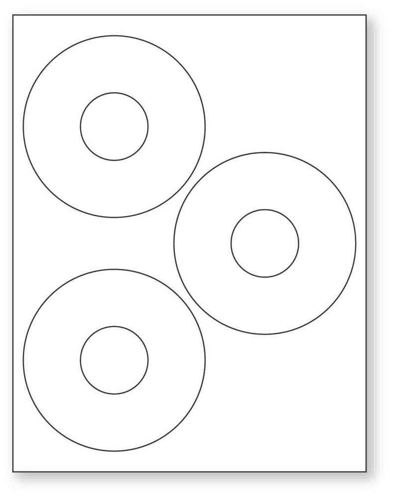 Medical Labels - CD Laser Label, 8-1/2" x 11"