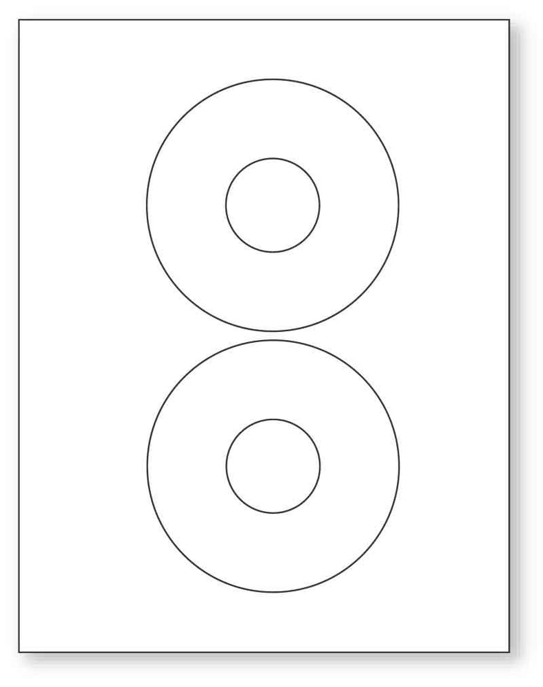 Medical Labels - CD Labels, 8-1/2" x 11"