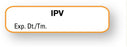 Medical Labels - Vaccine Label, IPV, 1-1/4" x 5/16"