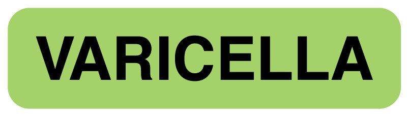 Medical Labels - Vaccine Label, Varicella, 1-1/4" x 5/16"