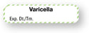Medical Labels - Vaccine Label, Varicella, 1-1/4" x 5/16"