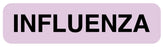 Medical Labels - Vaccine Label, Influenza, 1-1/4" x 5/16"