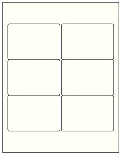 Medical Labels - Betacam Face Laser Label, 8-1/2" x 11"