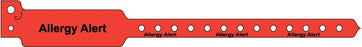 Medical Labels - Adult Patient Identification Plastic Alert Band, 10" x 1-1/8"