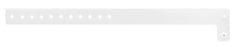 Medical Labels - White Blank Vinyl Wristband 10-1/8" x 3/4"