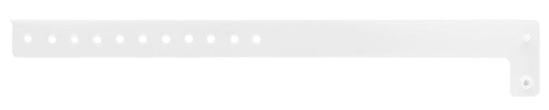 Medical Labels - White Blank Vinyl Wristband 10-1/8" x 3/4"