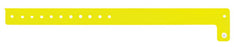 Medical Labels - Yellow Blank Vinyl Wristband 10-1/8" x 3/4"