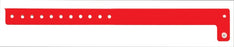 Medical Labels - Red Blank Vinyl Wristband 10-1/8" x 3/4"