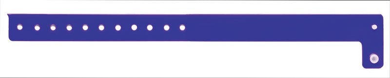 Medical Labels - Purple Blank Vinyl Wristband 10-1/8" x 3/4"
