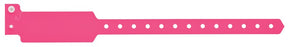 Medical Labels - Pink Blank Plastic Wristband 10" x 1 1/8"