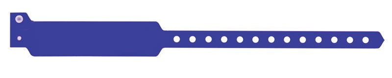 Medical Labels - Purple Blank Vinyl Wristband 10-7/8" x 1-1/8"