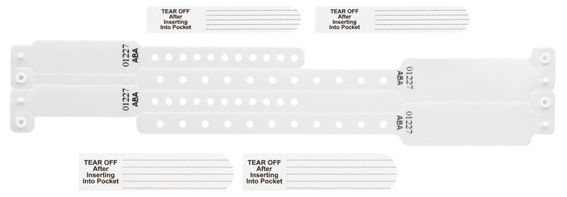 Medical Labels - Adult/Child Patient Identification Insert Wristband