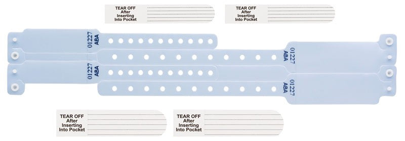 Medical Labels - Adult/Child Patient Identification Insert Wristband