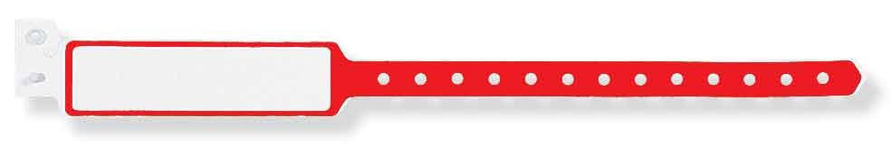 Medical Labels - Adult Patient Identification Crisp Image Wristband,10-7/8" x 1-1/8"