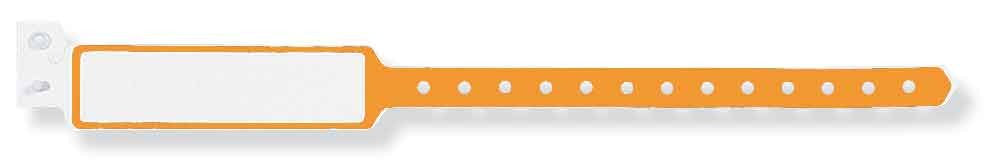 Medical Labels - Adult Patient Identification Crisp Image Wristband,10-7/8" x 1-1/8"