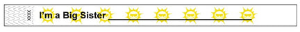 Medical Labels - Tyvek Wristband,10"x3/4",Big Sister