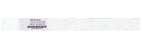 Medical Labels - Adult Patient Identification Tyvek Cover Seal Wristband, 12" x 1-1/8"