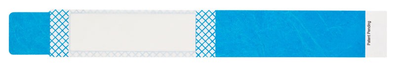 Medical Labels - Adult Patient Identification Tyvek Cover Seal Wristband, 10" x 1-1/4"