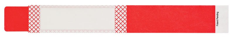 Tyvek Cover Seal Wristband