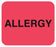 Medical Labels - Alert Label, 1-1/4" x 1-1/2"