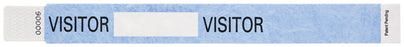 Medical Labels - Tyvek Visitor Wristband, 10" x 1"