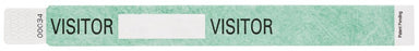 Medical Labels - Tyvek Visitor Wristband, 10" x 1"