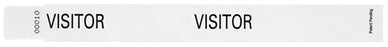 Medical Labels - Tyvek Visitor Wristband, 10" x 1"