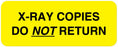 Medical Labels - Radiology Information Labels, 2-1/4" x 7/8"