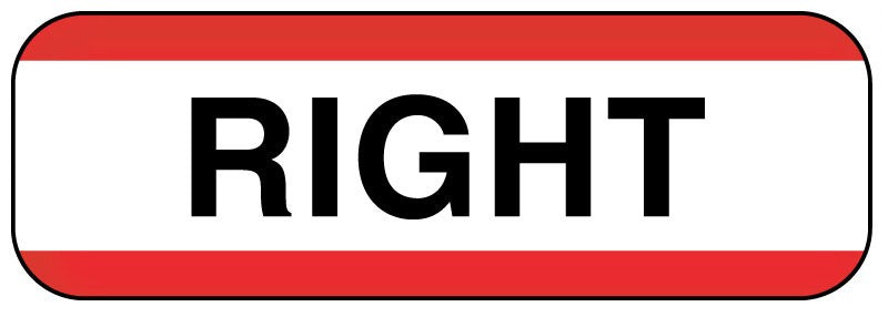 Medical Labels - Film Position Label, 1-1/2" x 1/2"
