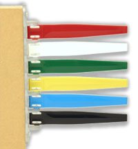 Unimed - Midwest Exam Room Signal Flag Wall Mount 6-Flag 7-1/4 X 10.125 Inch - I6PF169436
