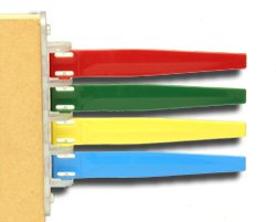 Unimed - Midwest Exam Room Signal Flag Wall Mount 4-Flag 7-3/4 X 7-1/4 Inch - I4CF169774