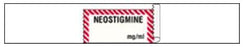 United Ad Label Pre-Printed Label Anesthesia Label Neostigmine mg/ml Red / White 1/2 X 1 Inch - ULTJ017