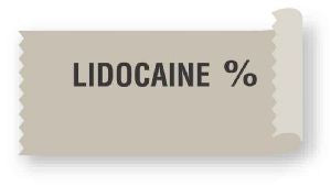UAL - Drug Label Anesthesia Label Lidocaine % Gray 1/2 X 1 Inch - ULTA121