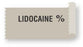 UAL - Drug Label Anesthesia Label Lidocaine % Gray 1/2 X 1 Inch - ULTA121