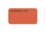 United Ad Label UAL Pre-Printed Label Allergy Alert Allergic To Fluorescent Red 7/8 X 1-5/8 Inch - ULCR014