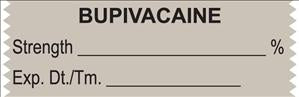 United Ad Label Pre-Printed Label Anesthesia Label Bupivacaine % Gray 1/2 X 1-1/2 Inch - ULTA210