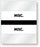 United Ad Label - Pre-Printed Label Chart Tab White Paper Misc Black Alert Label 1-1/2 X 1-1/4 Inch - ULCD20