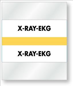 United Ad Label Pre-Printed Label Laboratory Use X-Ray Ekg White 1-1/2 X 1-1/4 Inch - ULCD27