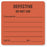 United Ad Label UAL Pre-Printed Label Advisory Label Defective Do Not Use Comments Date By Fluorescent Red 2-1/2 X 2-1/2 Inch - ULBE437
