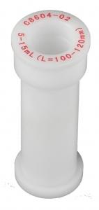 United Products & Instruments Adapter For 5 to 15 mL Tubes, Red Lettering For Centrifuge - C8604-02