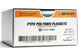 Pre-Punched - Pledget Firm, Size 4.8 X 9.5 X 1.5 mm - 88868678-01