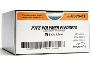 Covidien Pre-Punched Pledget Firm, Size 4.8 X 9.5 X 1.5 mm - 8886867801