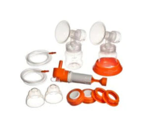 Hygeia - Basic Breast Pump Personal Accessory Kit For Medela Lactina, EnJoye, EnDeare Breast Pumps - 10-0007