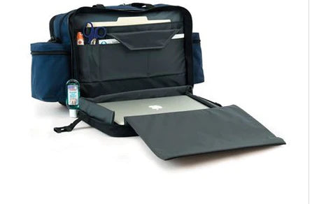 21st Century Plus - Nurse Bag Blue 600D Waterproof Material 16 X 11-1/2 X 4-1/4 / 16 X 11-1/2 X 8-1/2 Inch - 532150