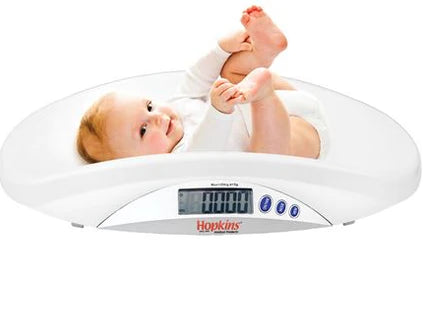 Hopkins - Baby Scale Digital Display 44 lbs. Capacity White Battery Operated - 688331